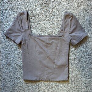 Aritzia Original Contour Squareneck Top XXS